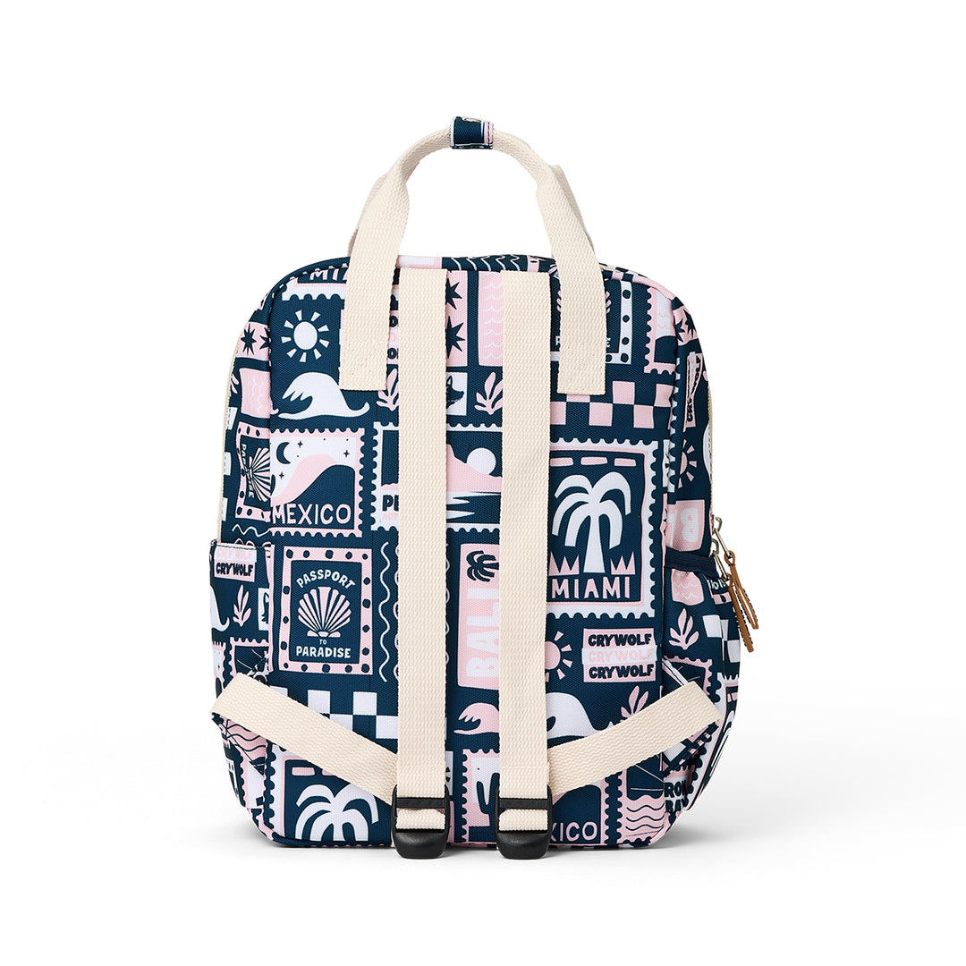 Crywolf Mini Backpack - Blush Postcards