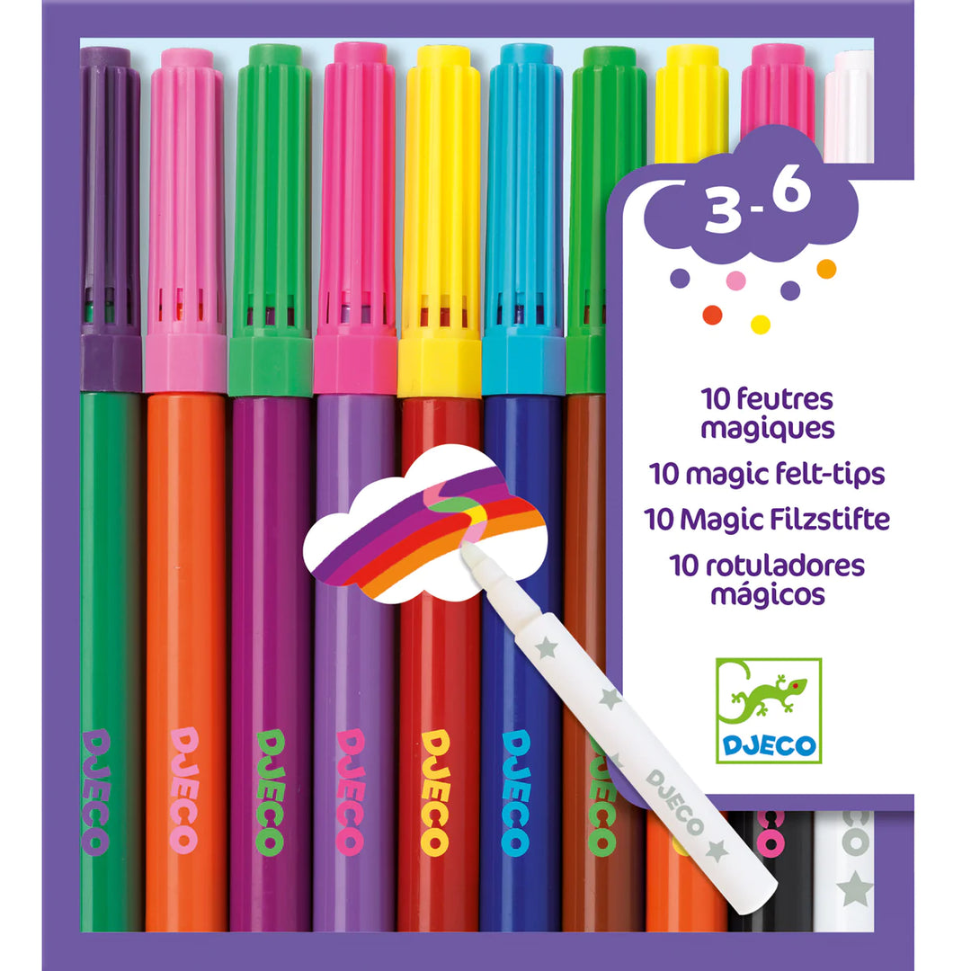 Djeco 10 Magic Felt Tips