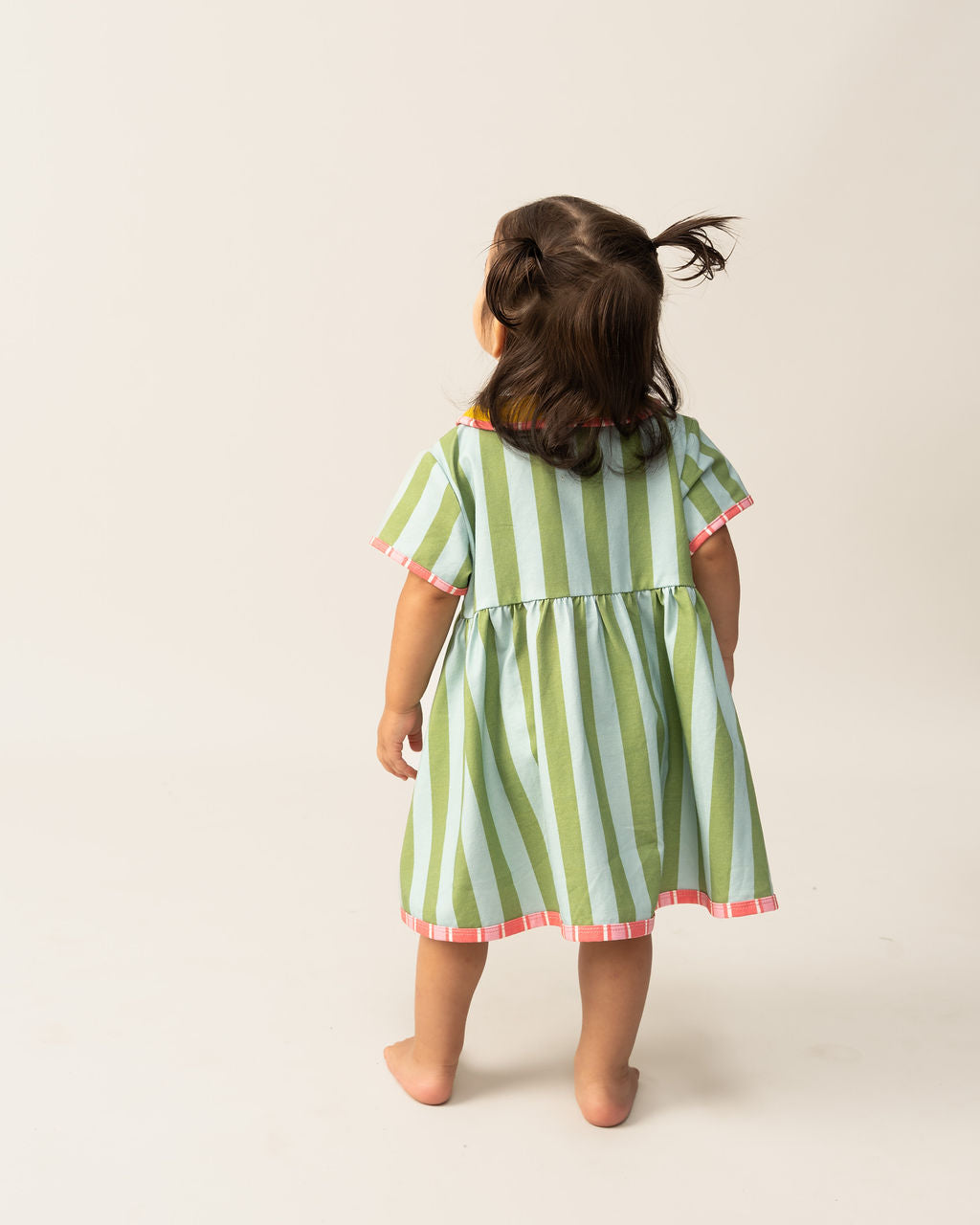 Das Ist Maurice Button Dress - Minty