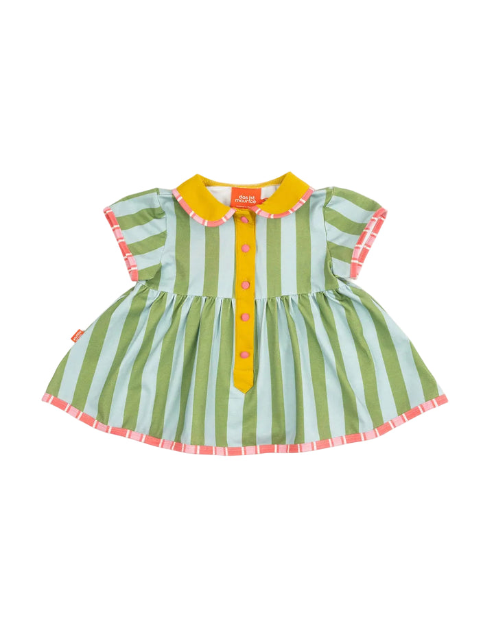 Das Ist Maurice Button Dress - Minty