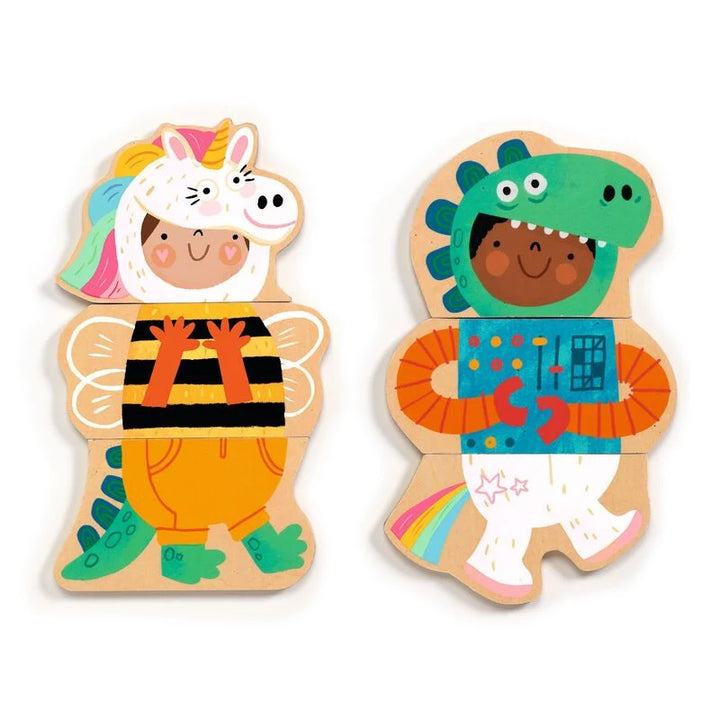 Djeco Fancy Up Wooden Magnetic Set