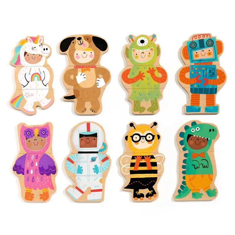 Djeco Fancy Up Wooden Magnetic Set