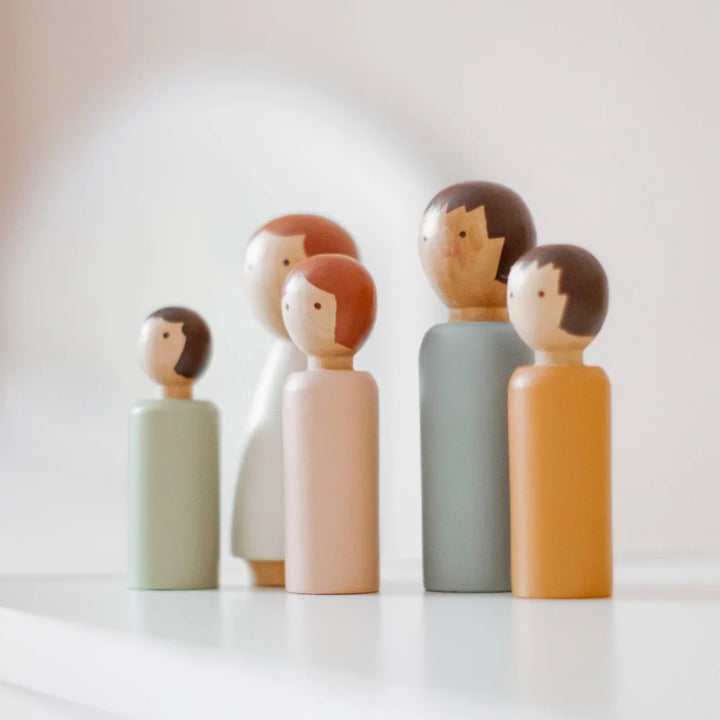 Le Toy Van Dubois Wooden Family Dolls 5pc Set