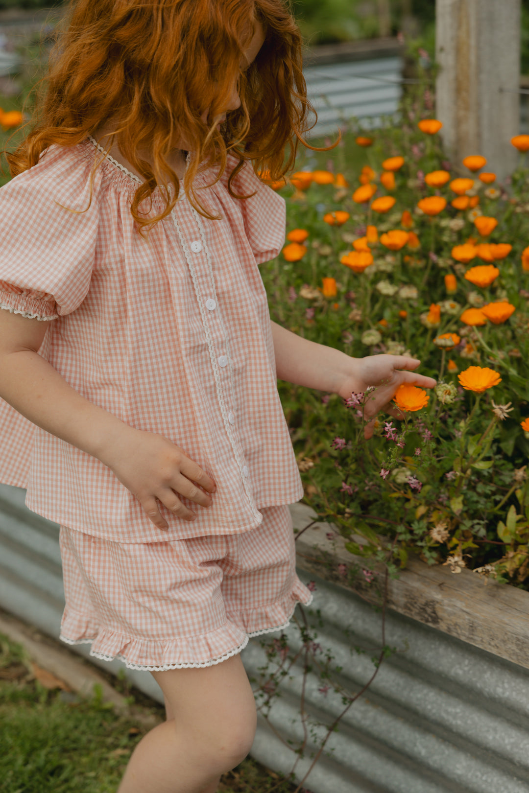 Elma Lilia Shorts - Sweet Pea Gingham