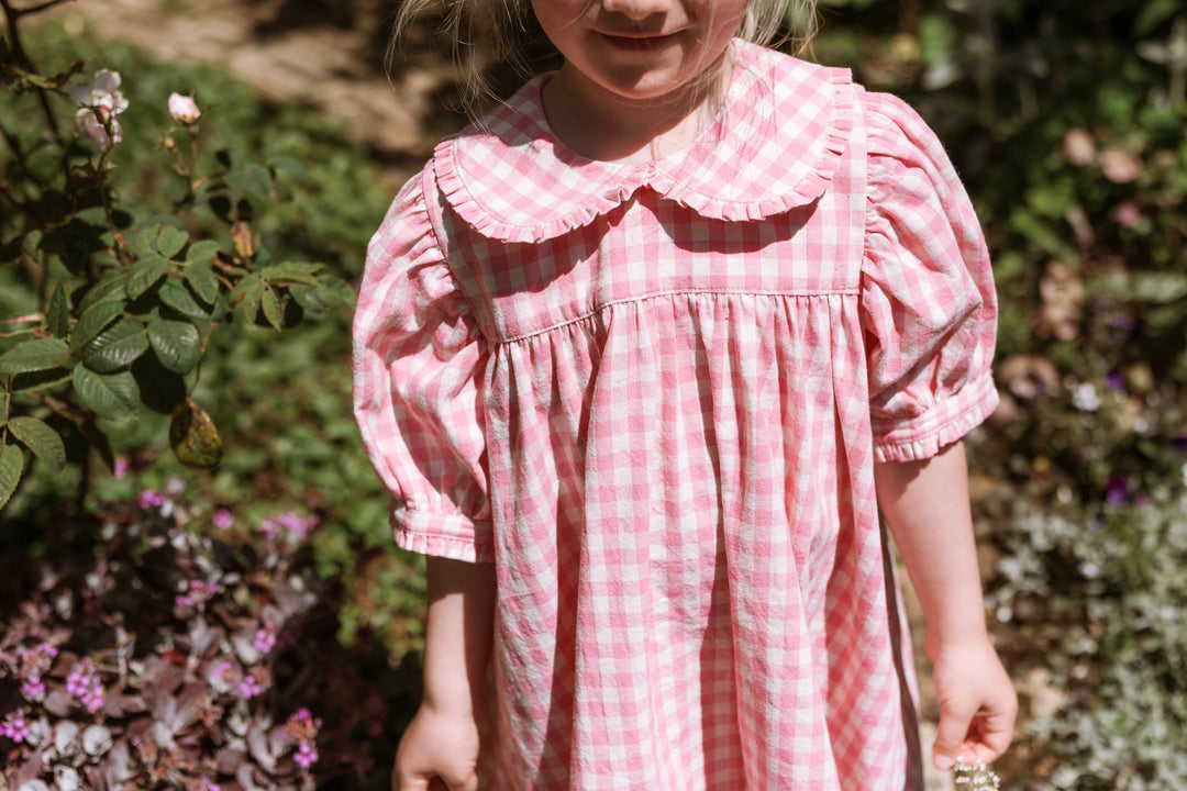 Elma Birdie Dress - Posy Check