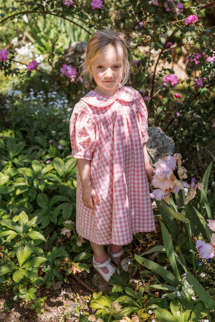 Elma Birdie Dress - Posy Check
