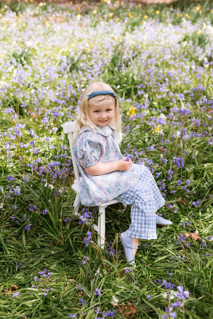Elma Tillie Pants - Bluebell Check