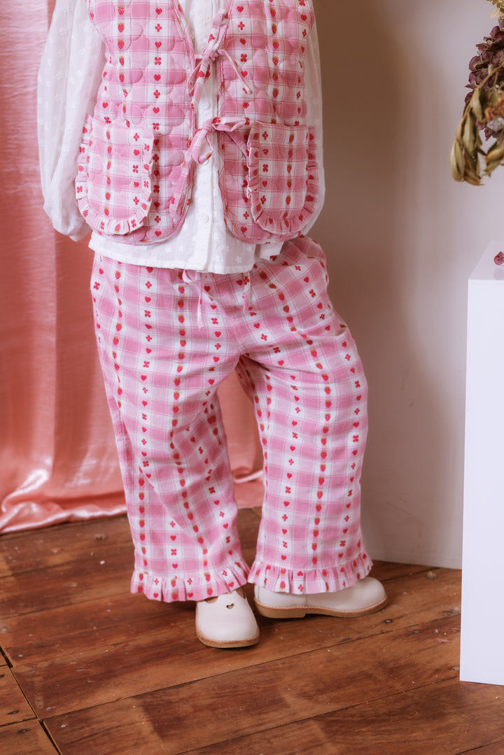 Elma Tillie Pants - Berry Checkers