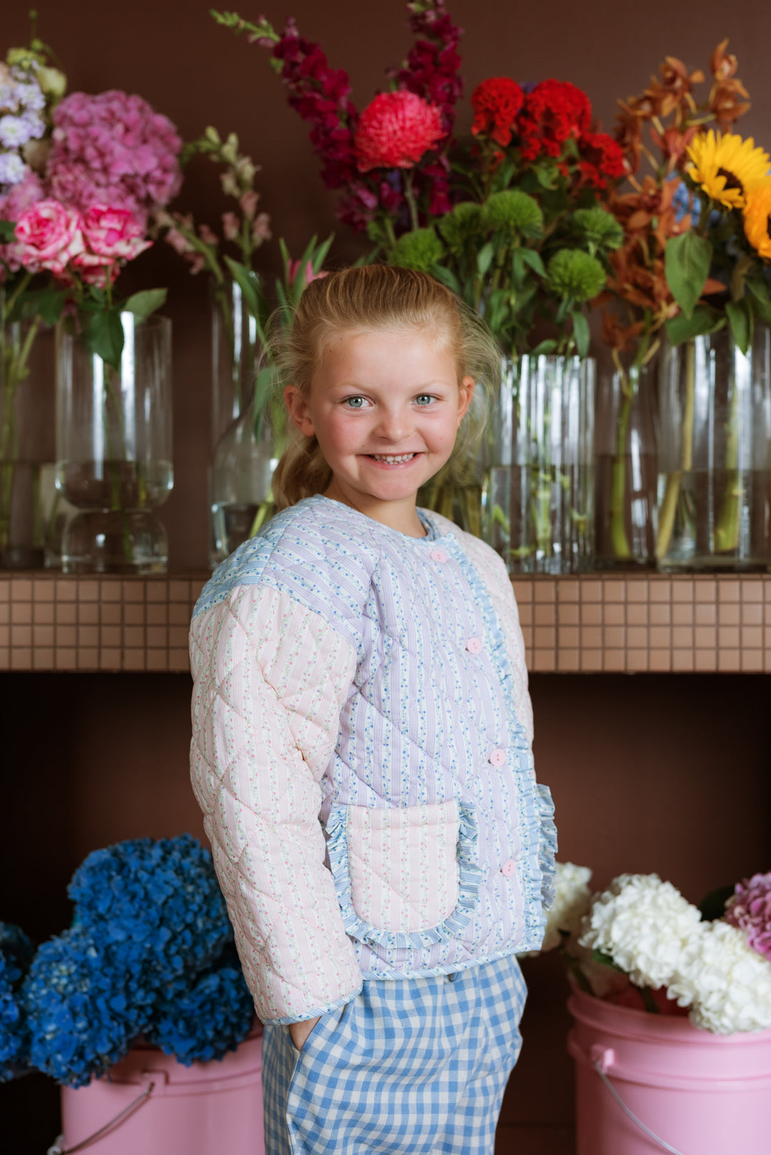 Elma Quincy Jacket - Floral Stripe