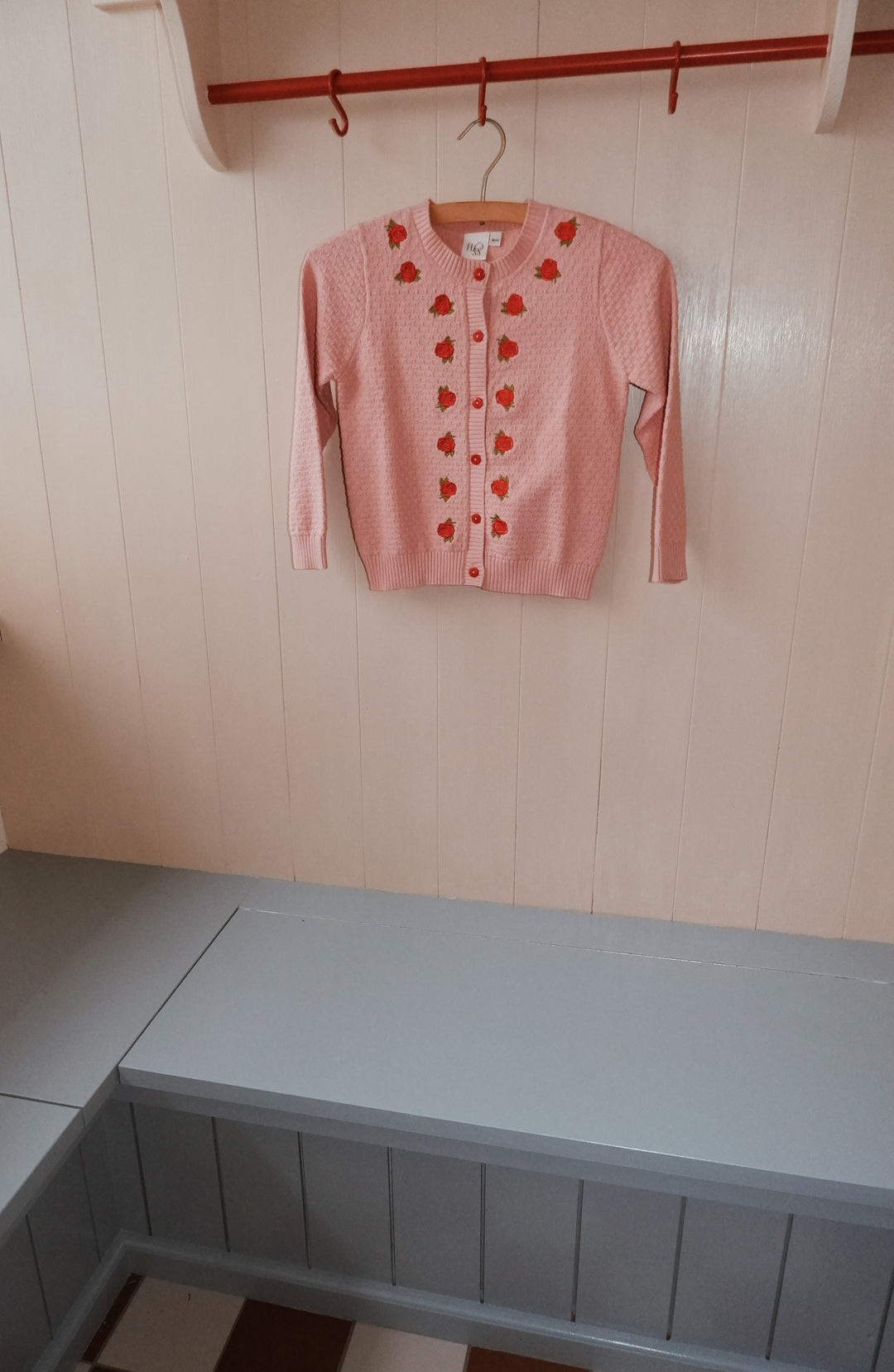flöss Aya Cardigan - Warm Pink / Pre Order