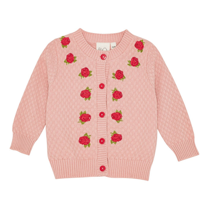 flöss Aya Cardigan - Warm Pink / Pre Order