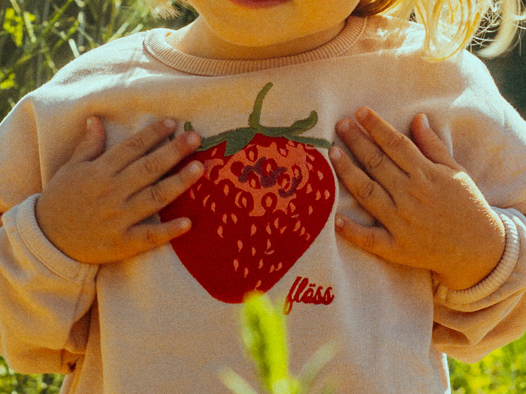 flöss Vida Berry Sweater - Acorn / Pre Order