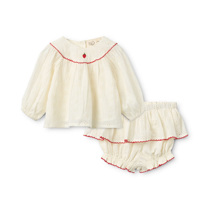 Flöss Claire Baby Set - Ivory White