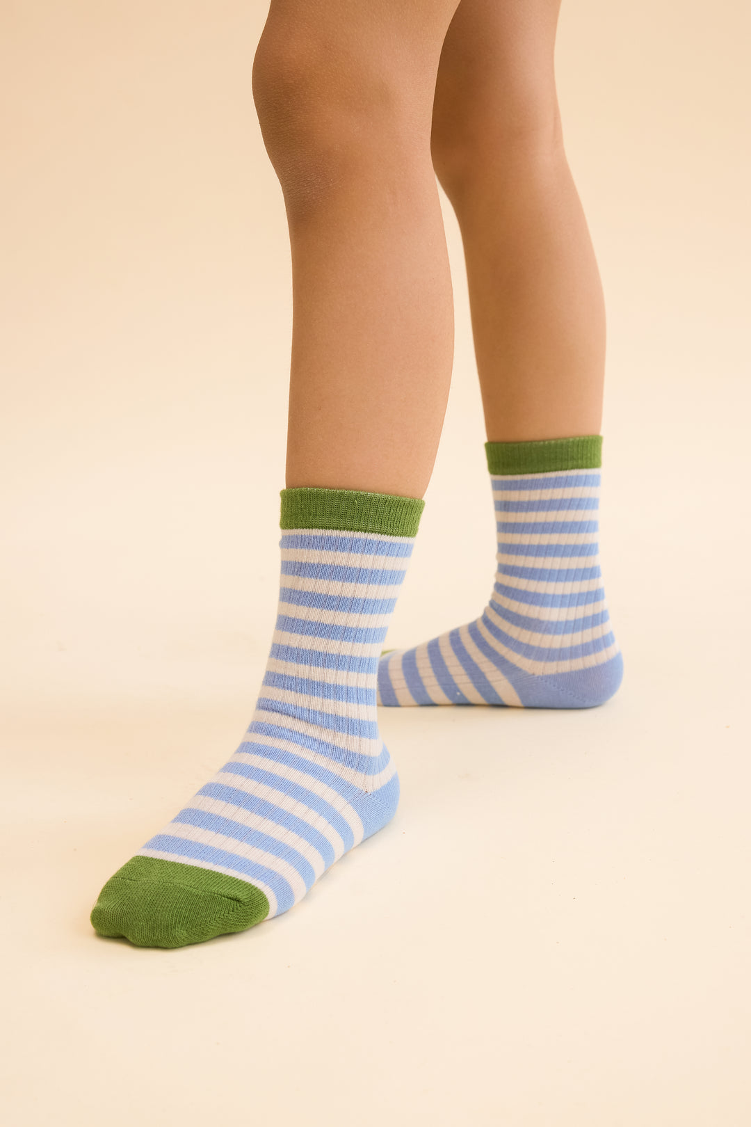 Flöss Vilde Socks 2 Pack - Blue Stripe Mix