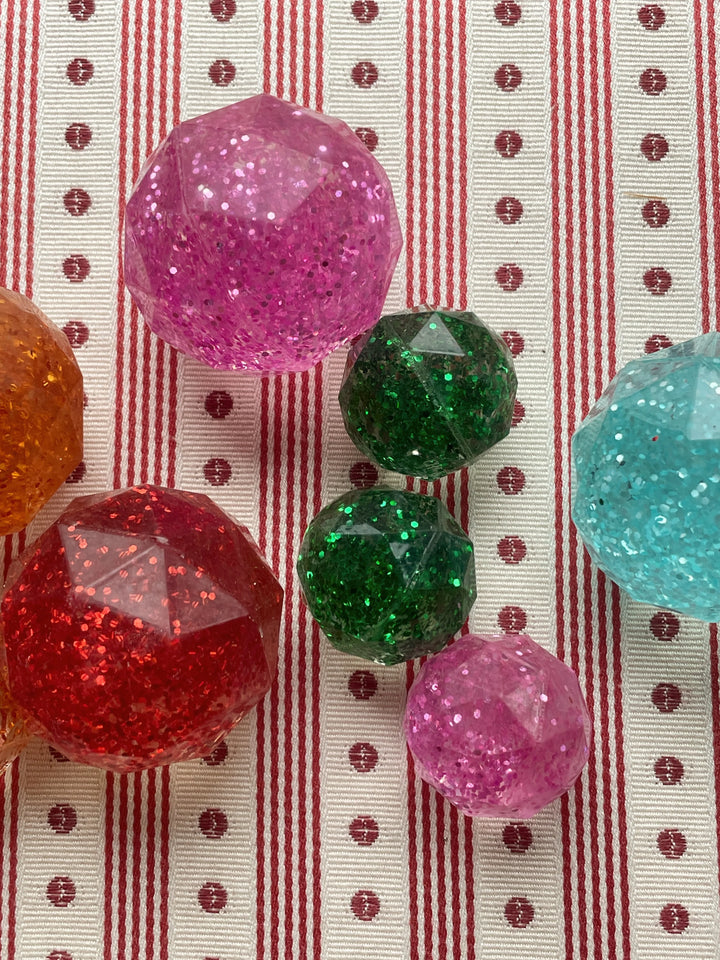Konges Sløjd Star Bouncing Balls - Glitter Multi