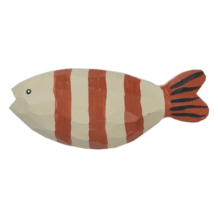 Ferm Living Harbour Hook Fish Stripe - Baked Clay