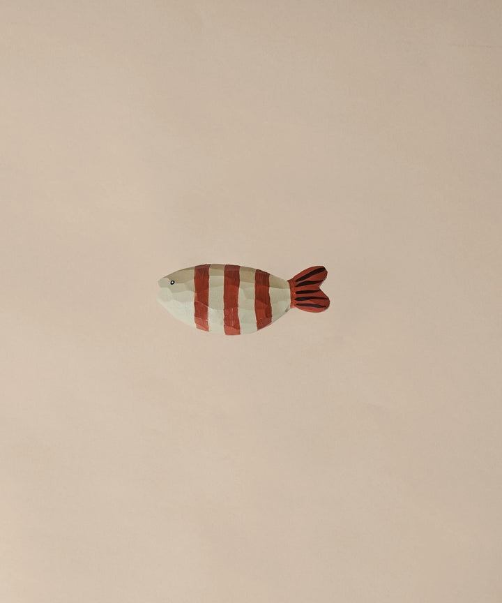 Ferm Living Harbour Hook Fish Stripe - Baked Clay