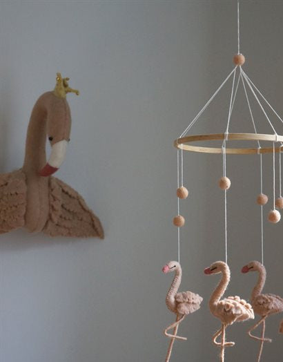 Gamcha Animal Head - Flamingo Pink