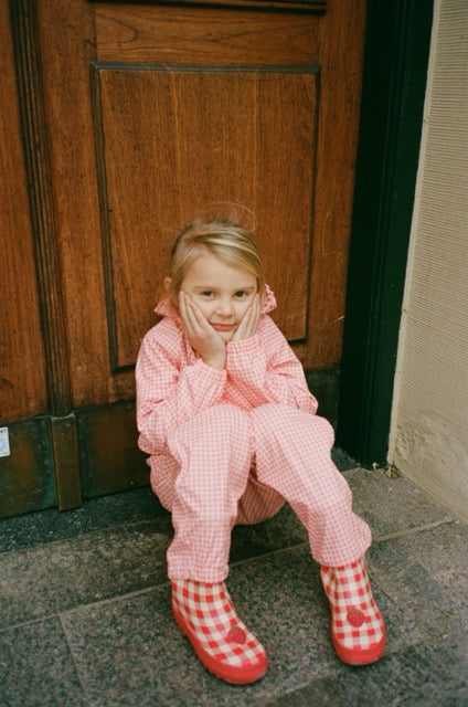Flöss Misty Rain Boots - Berry Gingham