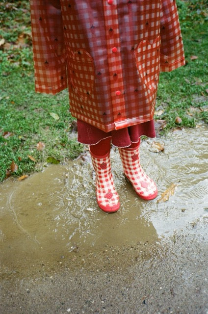 Flöss Misty Rain Boots - Berry Gingham