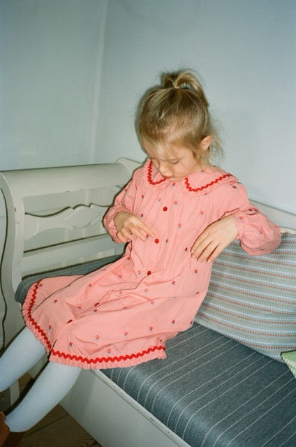Flöss Sonja Dress - Pink Rose Gingham