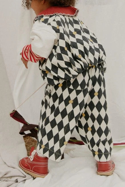 Claude &amp; Co Rex Harlequin Spot Trouser