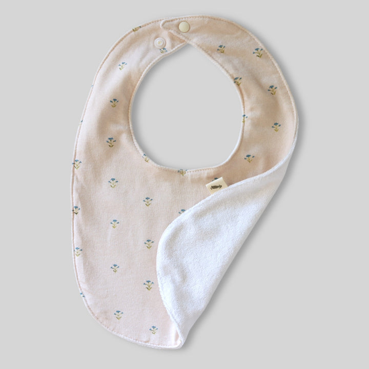 Fledge and Thread Bib - Blue Floral