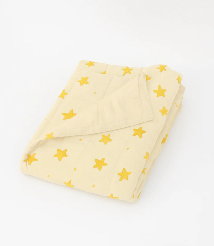 Play Linen Reversible Quilt - Star Sprinkle