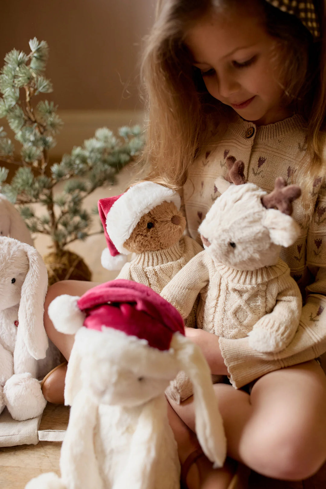 Snuggle Bunnies - Christmas Georgie Bear