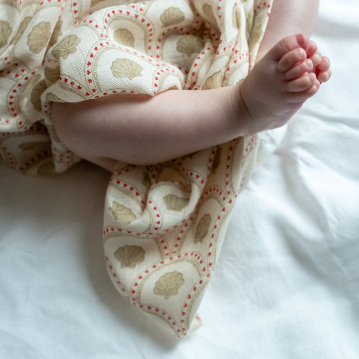 That's Mine Jana Muslin Swaddle - Block Shell