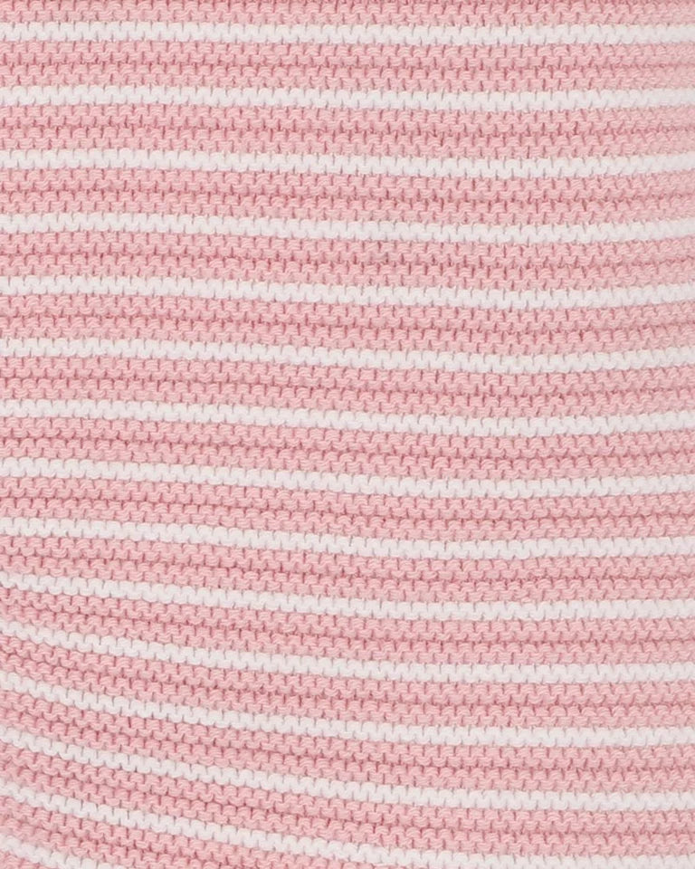 Minihaha Fern Stripe Organic Knitted Leggings - Pink