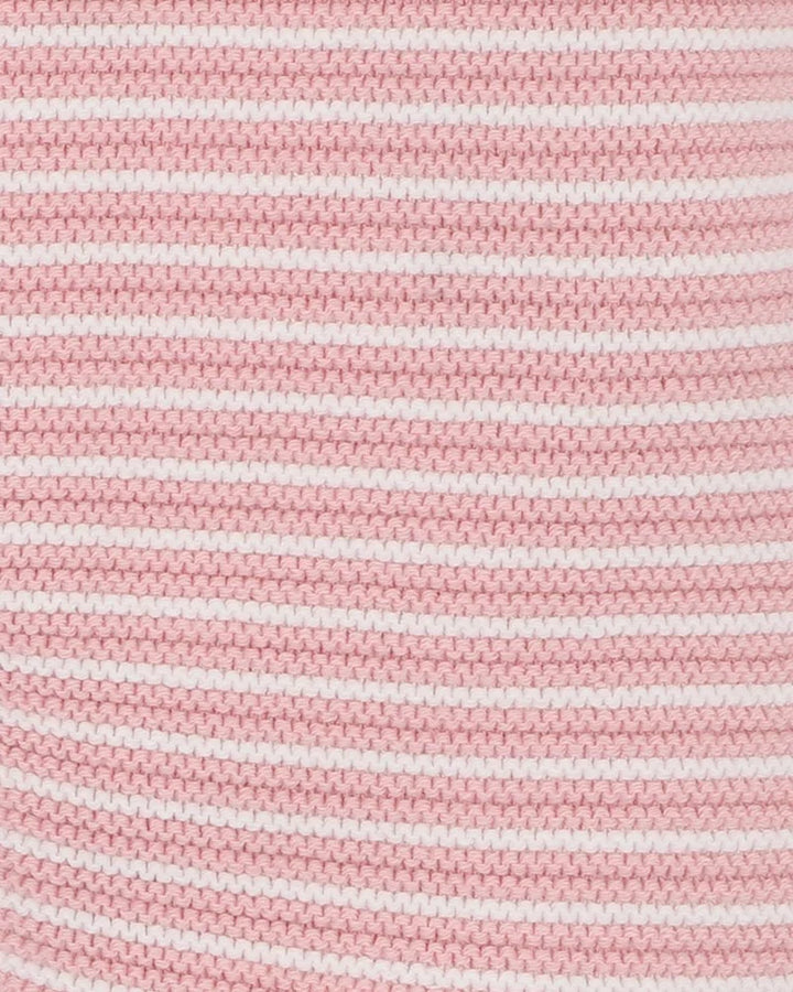 Minihaha Fern Stripe Organic Knitted Leggings - Pink