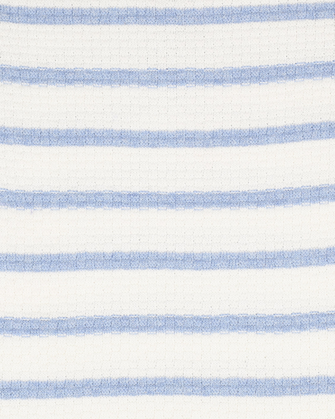 Bébé by Minihaha Brady Organic Cotton Polo Romper - Blue Stripe