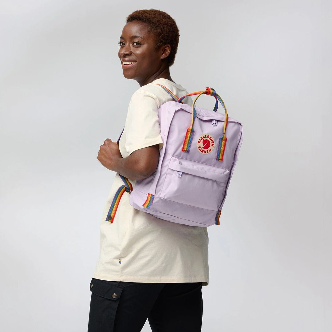 Kanken Classic Backpack - Lavender/Rainbow Pattern Limited Edition