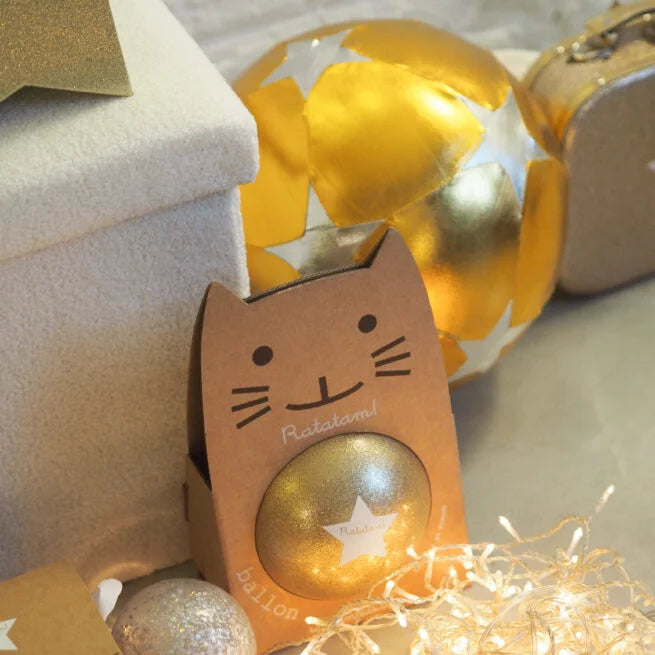 Ratatam! Star Balloon Ball 30cm - Metallic Gold / Pre Order