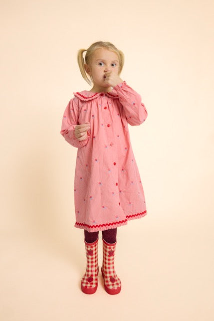 Flöss Misty Rain Boots - Berry Gingham