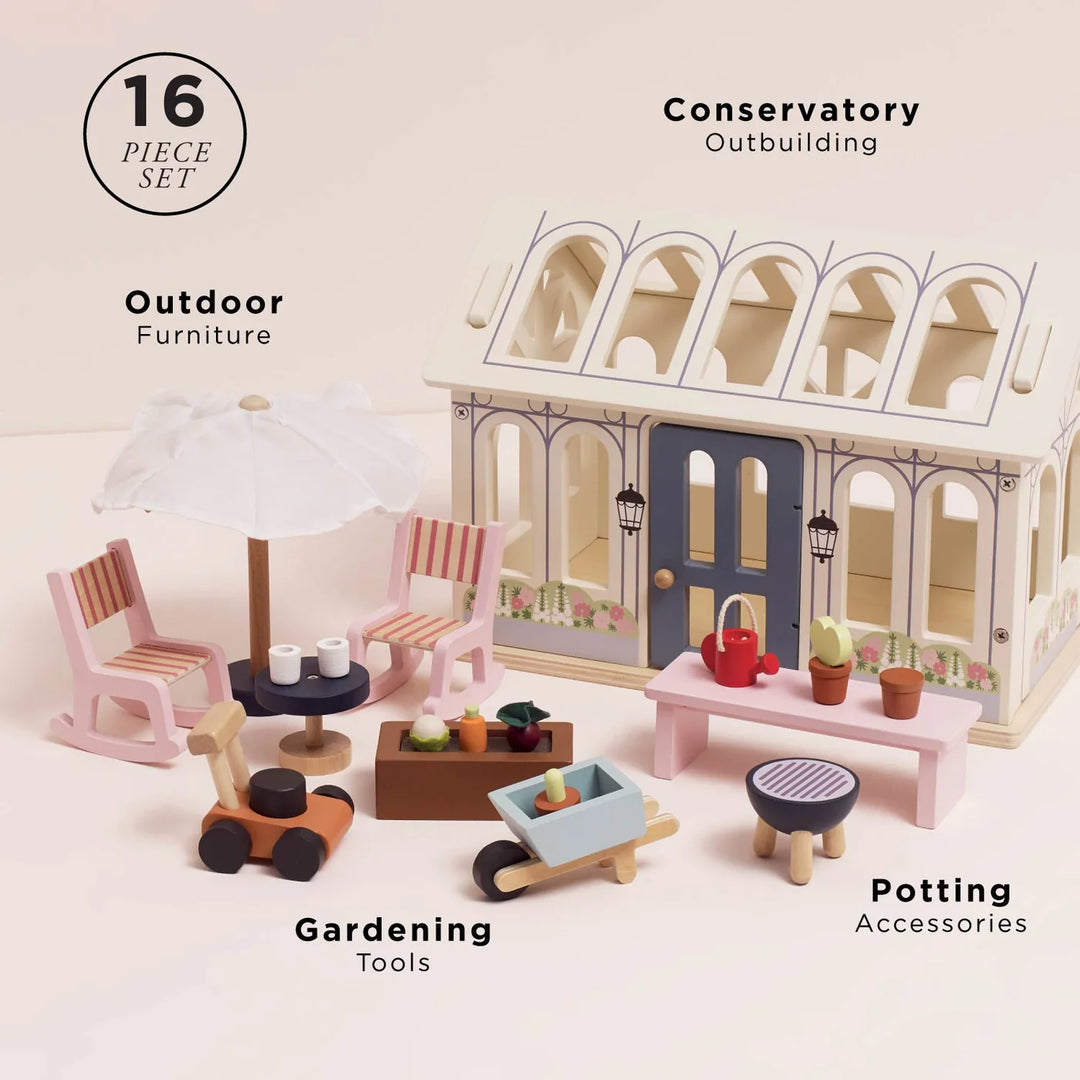 Le Toy Van - Dolls House Conservatory Set