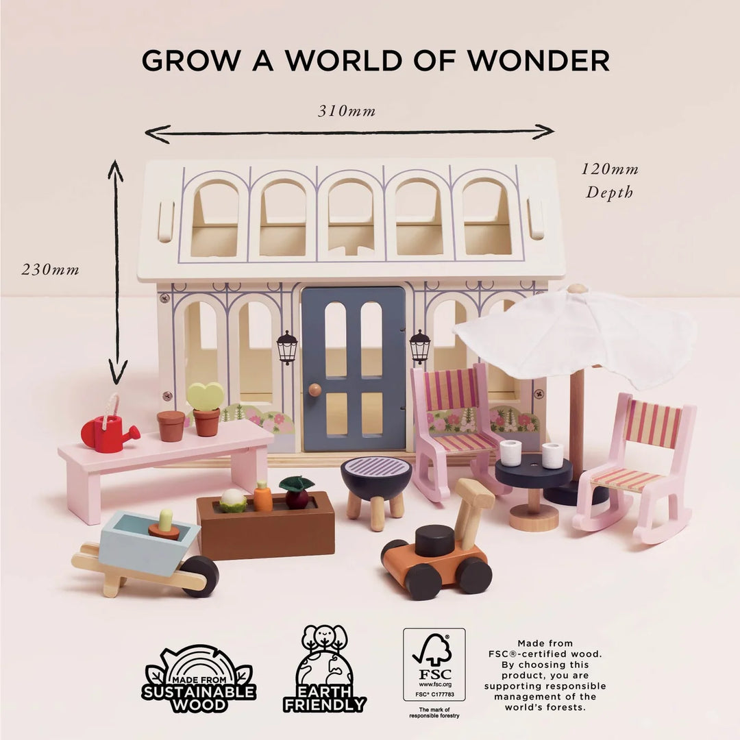 Le Toy Van - Dolls House Conservatory Set