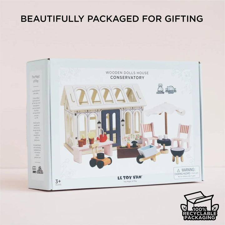 Le Toy Van - Dolls House Conservatory Set