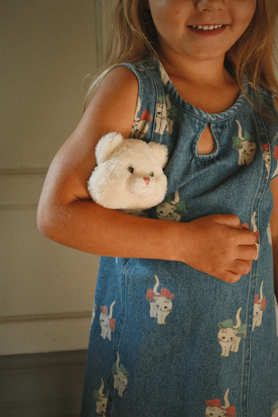 Konges Sløjd Magot Dress - Bow Kitty Denim / Pre Order