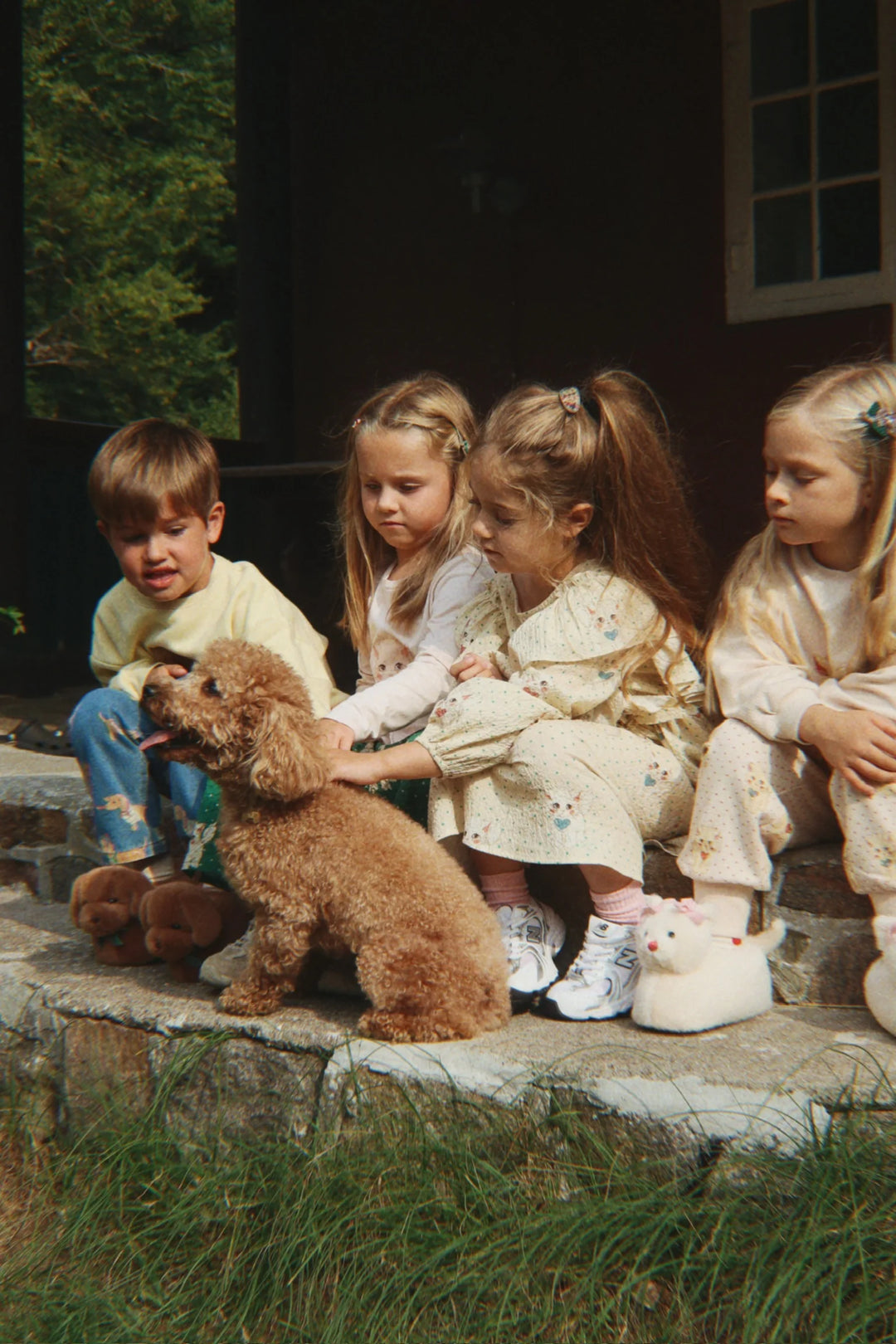 Konges Sløjd Elin Bow Dress - Dot Miao Mist / Pre Order