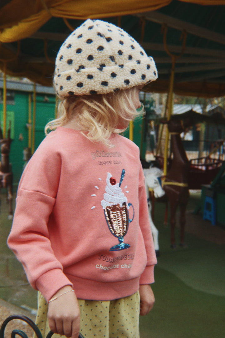 Konges Sløjd Lou Sequin Sweatshirt - Peach Blossom