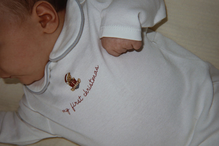 Konges Sløjd My First Christmas Onesie - Optic White