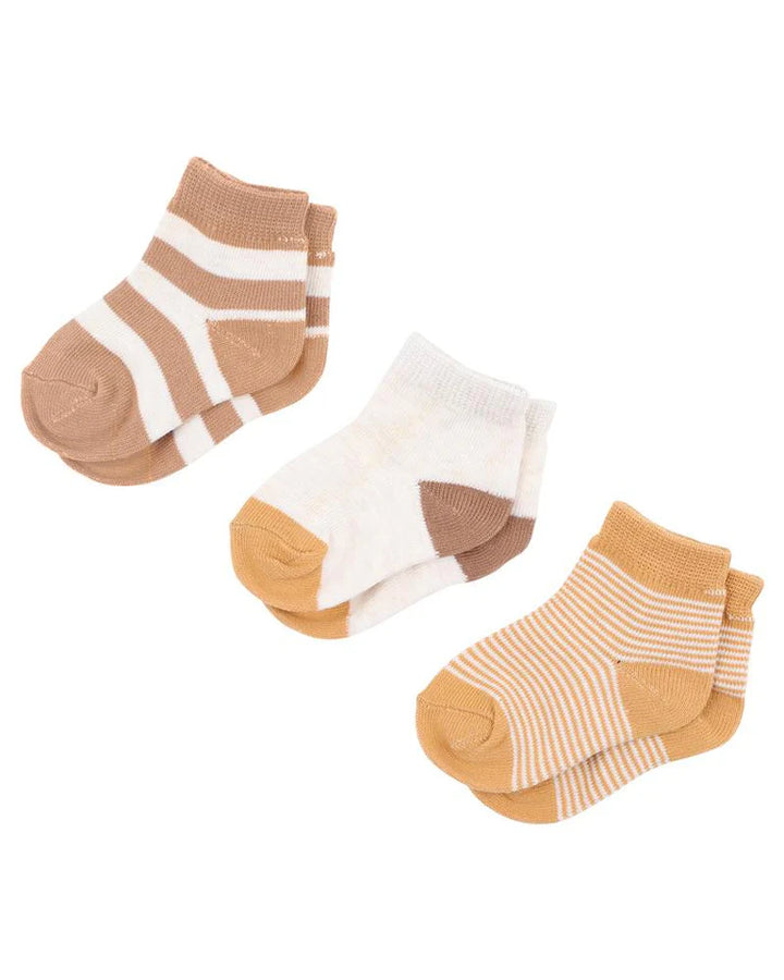 Minihaha 3 Pack Socks - Mixed Neutrals