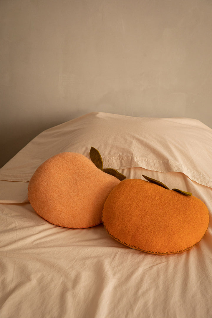 Muskhane Apricot Cushion - Orange