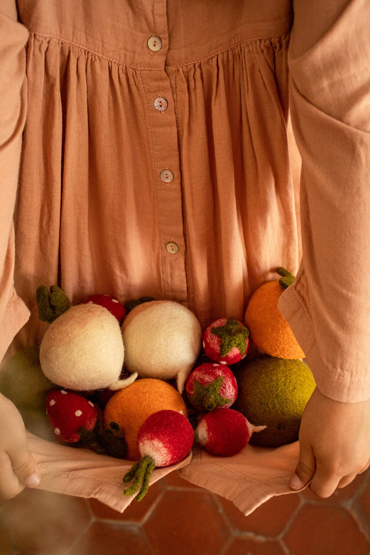 Muskhane Clementine Felt Fruit - 1 piece