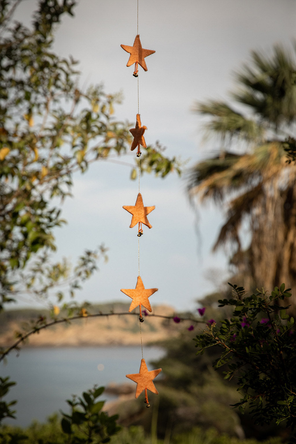 Muskhane Falling Stars Garland - Blush
