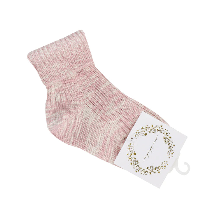 Minihaha Twist Short Socks - Pink