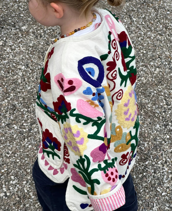 SISSEL EDELBO MINI Maggie Mini Jacket - White Rose ONE LEFT!