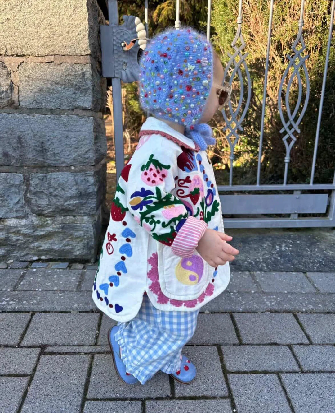 SISSEL EDELBO MINI Maggie Mini Jacket - White Rose ONE LEFT!